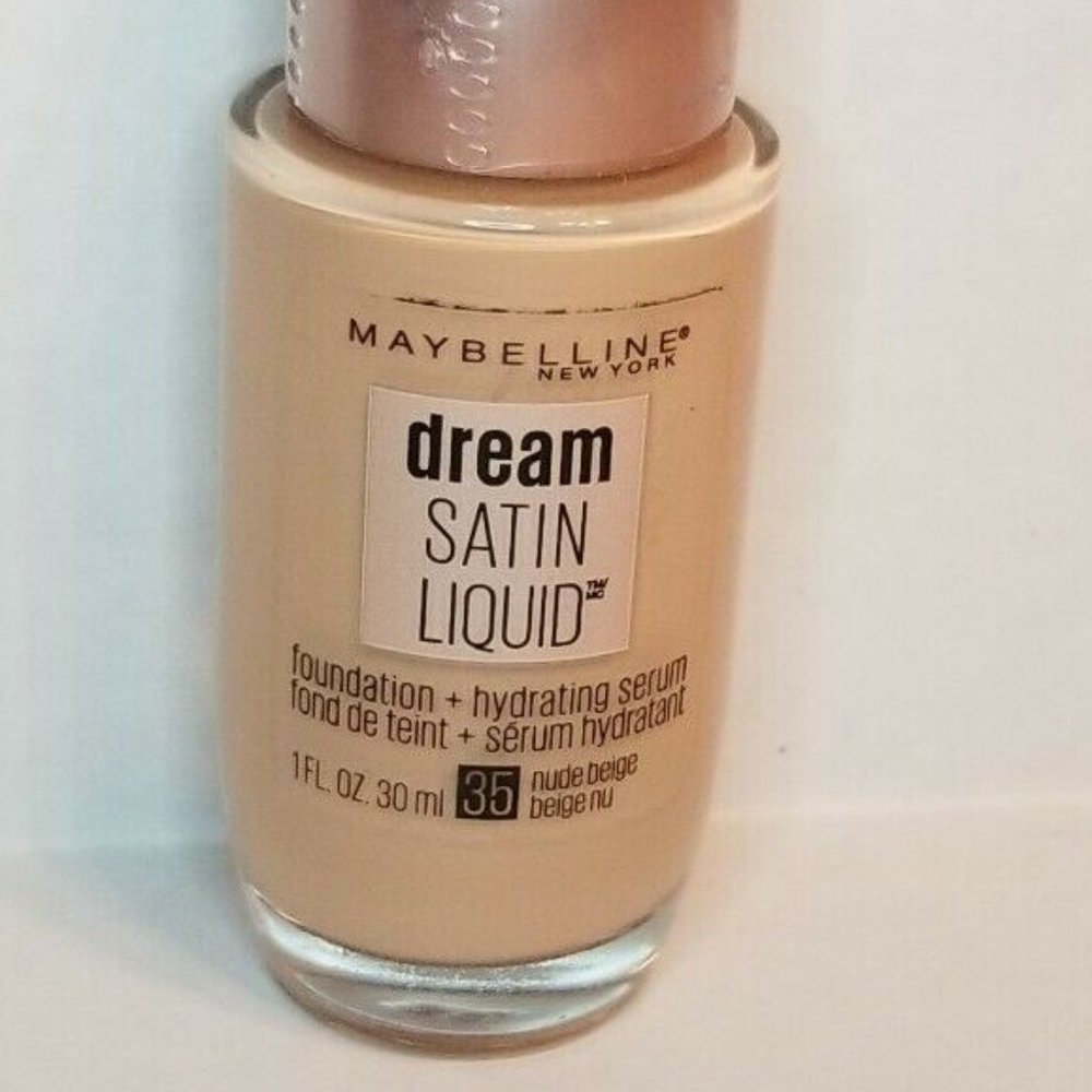 Maybelline 35 Nude Beige Dream Satin Liquid Founda